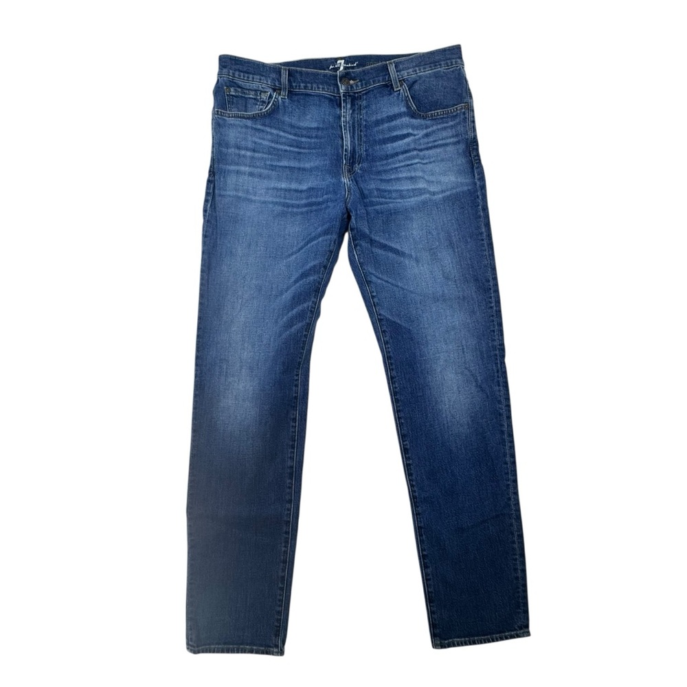 7 Seven For All Mankind Adrien Mens Jeans Medium Wash Size 36X33